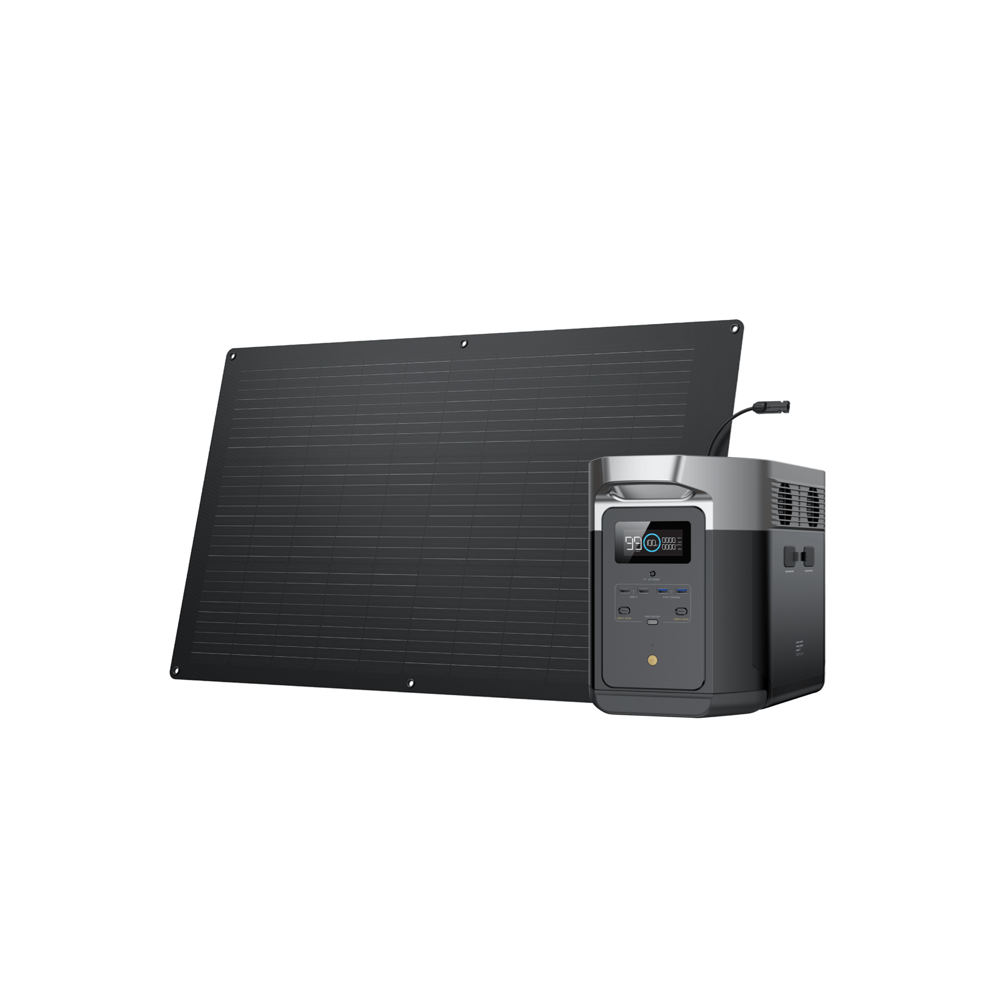 EcoFlow DELTA Max Solargenerator (Flexibler PV100W)