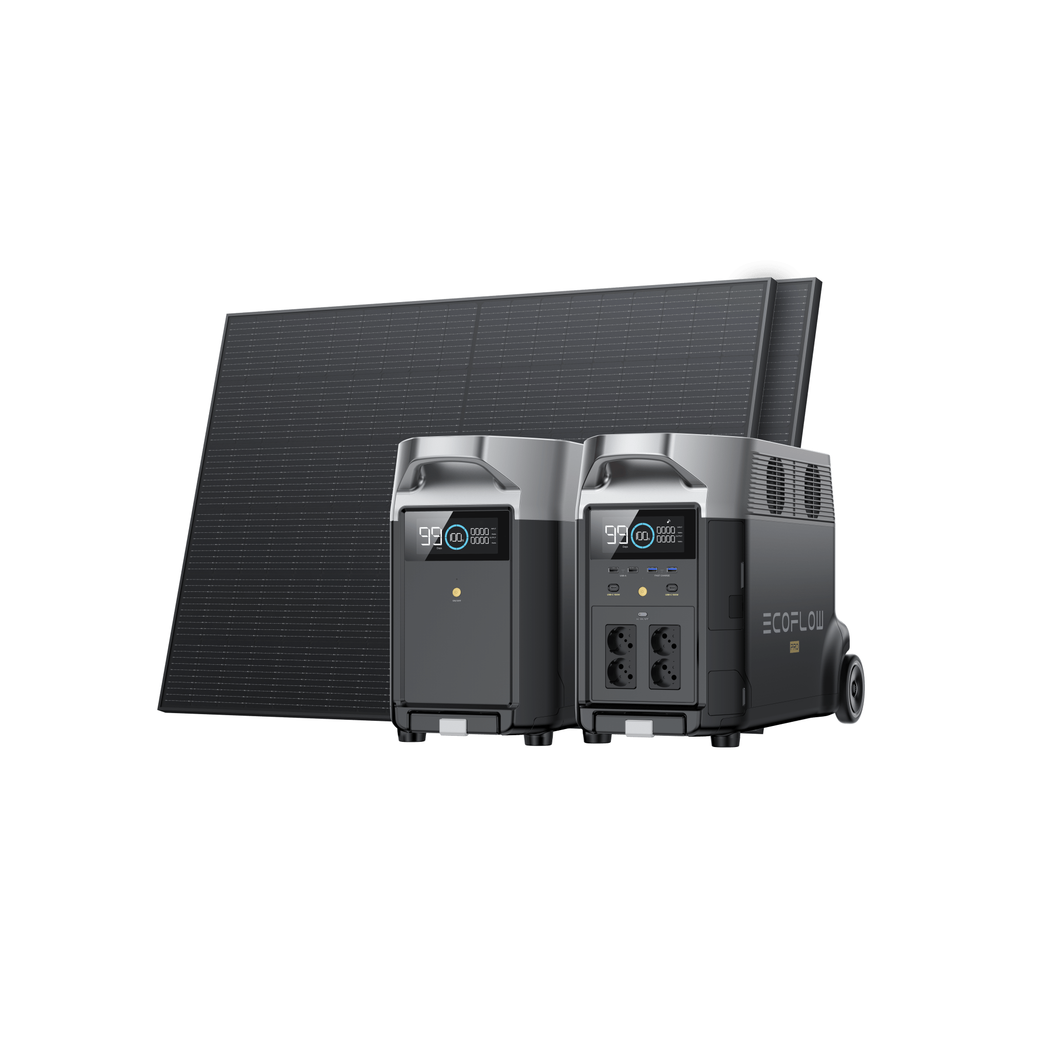 EcoFlow DELTA Pro Solargenerator (Starrer PV400W)