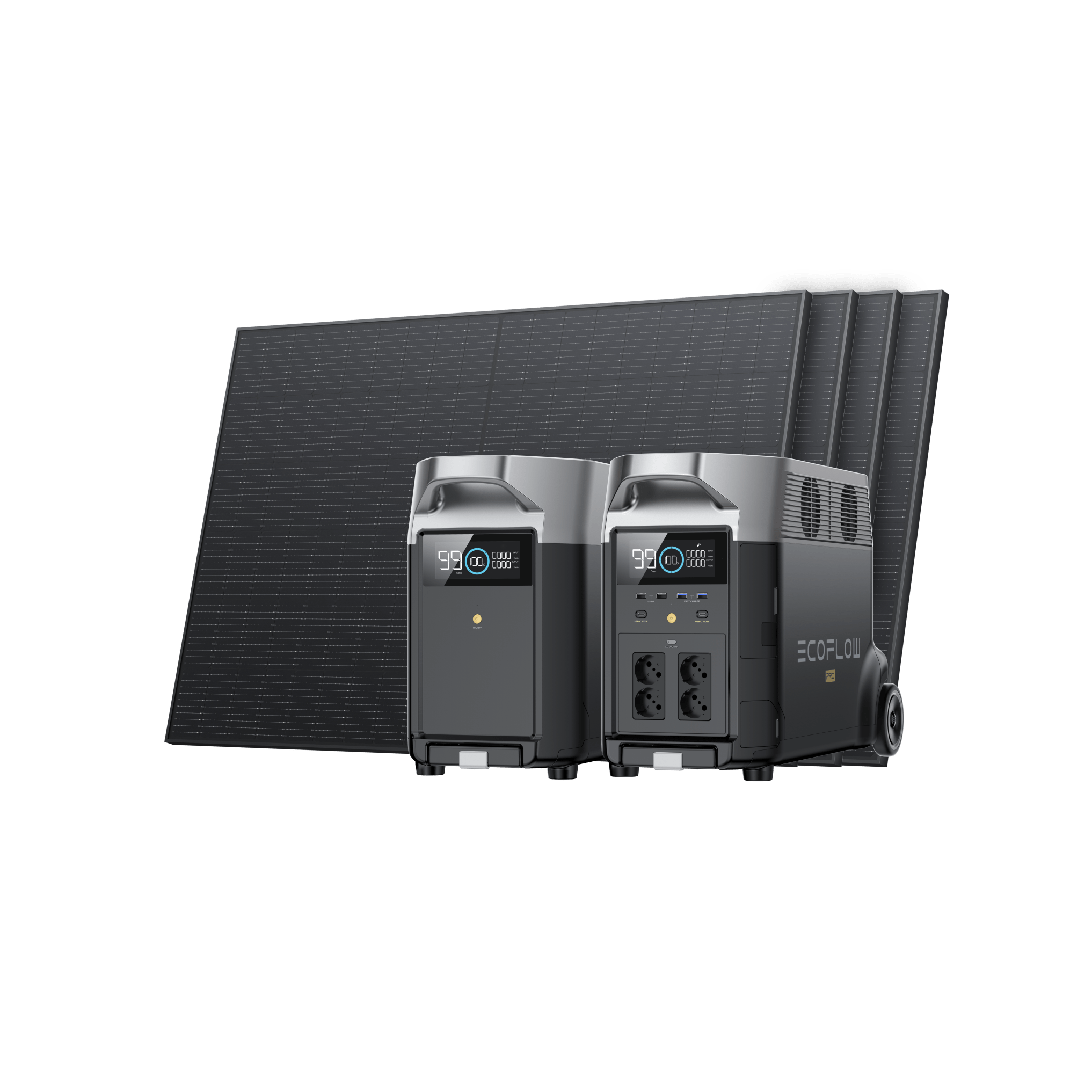 EcoFlow DELTA Pro Solargenerator (Starrer PV400W)