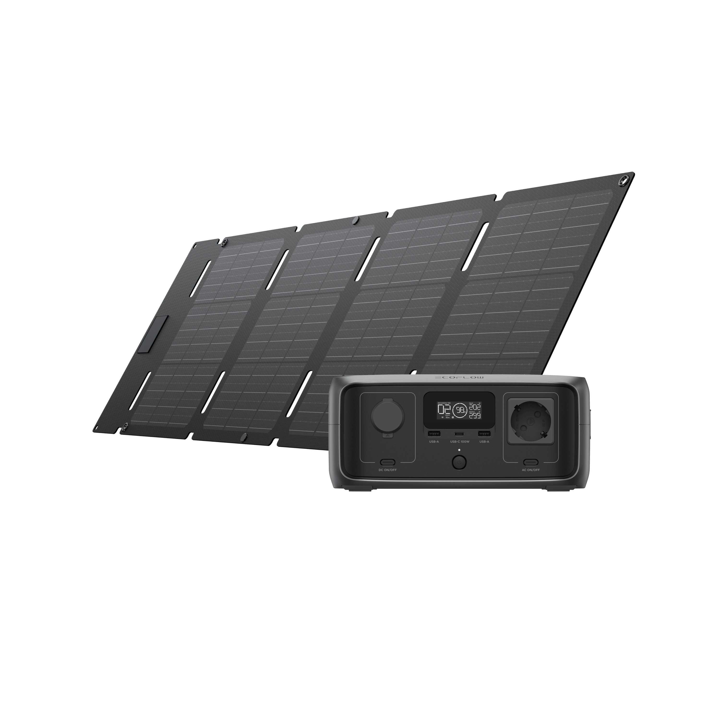 EcoFlow RIVER 3 Solargenerator (PV45W) (Generalüberholt)