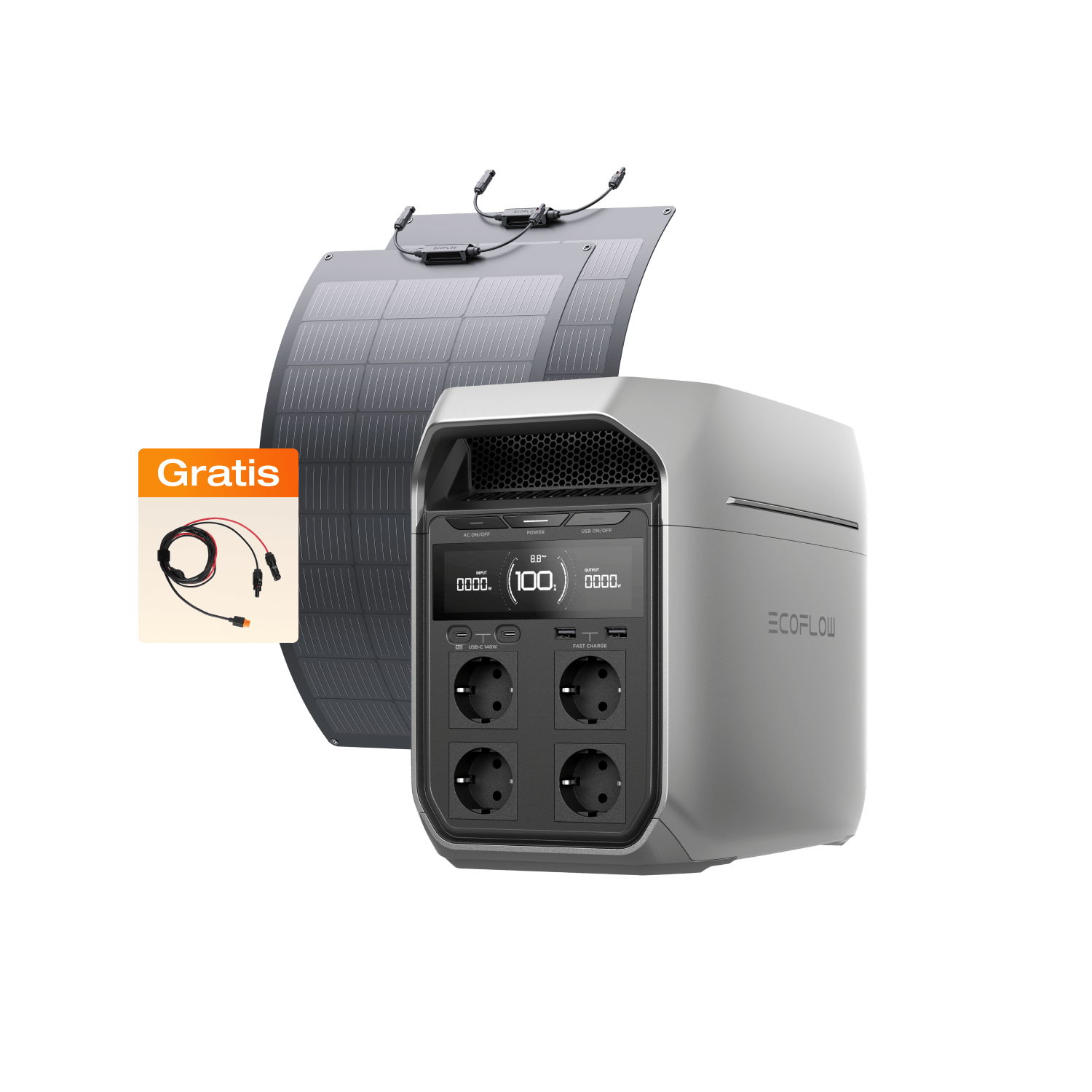 EcoFlow DELTA 3 Classic (1 024 Wh) Tragbare Powerstation
