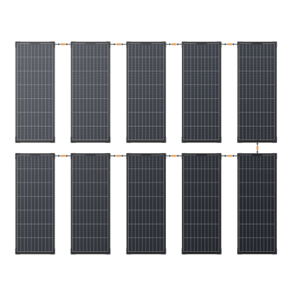 EcoFlow 130W RVMax Starres Solarpanel (2 Stück)