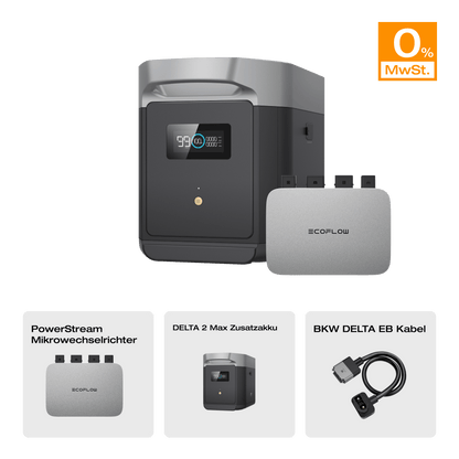 EcoFlow DELTA Max Intelligenter Zusatzabatterie (Generalüberholt)