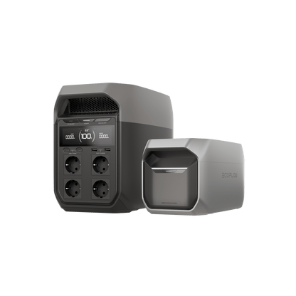 EcoFlow DELTA 3 Serie + Intelligente Zusatzbatterie Bundle