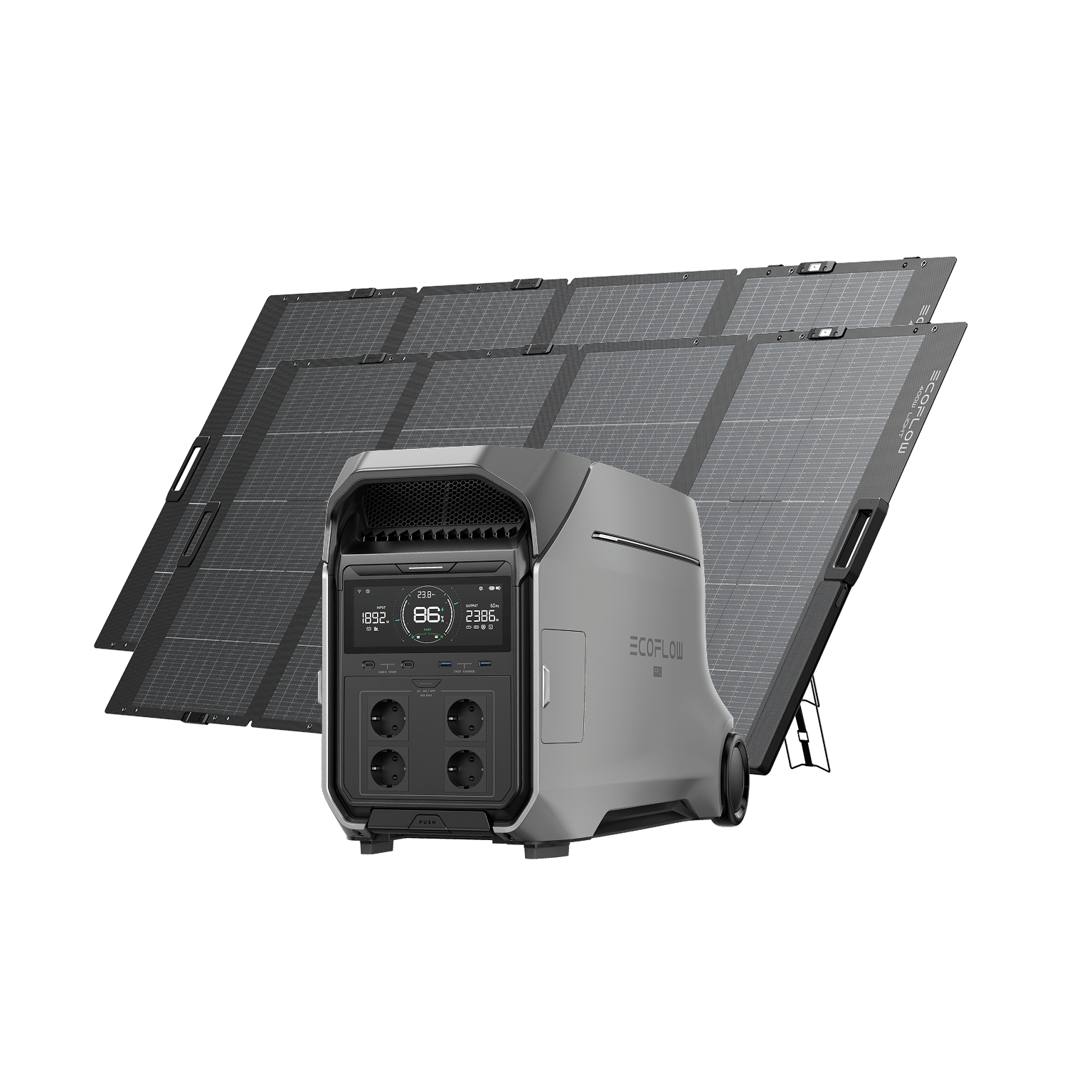 EcoFlow DELTA Pro 3 Solargenerator (Tragbar PV400W)