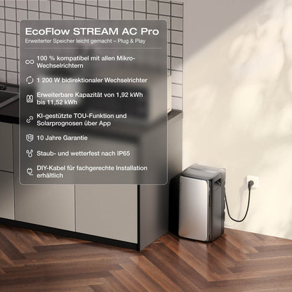 EcoFlow STREAM Ultra Balkonkraftwerk mit Speicher